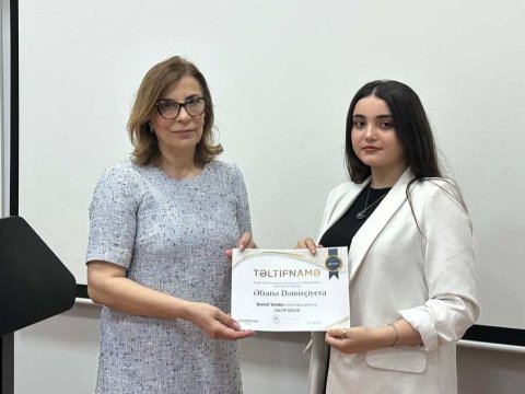 “Brend tələbə”dən “qızıl sözlər”:  “Nifrət etməyəcəyiniz ixtisası seçin”  