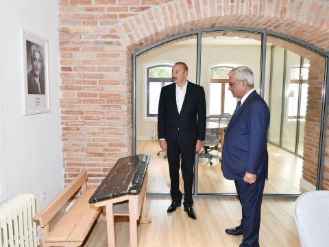 Prezident ADA Universitetinin Qazax Mərkəzində... - FOTO
