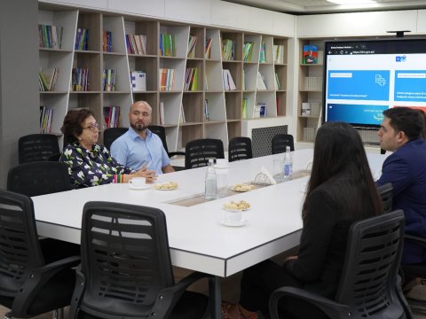 DİM sədri “Yüksəliş”in eksperti və finalçıları ilə görüşüb - FOTO