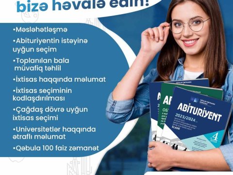 İxtisas seçimini  AzEdu.az – ın mütəxəssislərinə həvalə edin!  