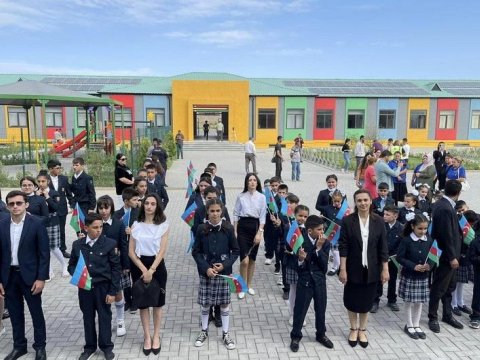 Azad olunan ərazilərdə neçə məktəb, şagird və müəllim var ? - Rəsmi  