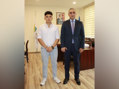 MDU - ya qəbul olunan şəhid övladı ilə görüş keçirilib