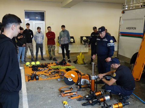 Gənclərə mülki müdafiə təlimləri keçirilir 