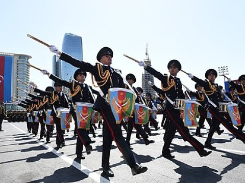 Hərbi liseydə andiçmə mərasimi keçirilib