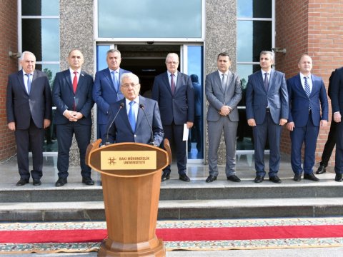 BMU-da yeni tədris ilinin başlanması ilə bağlı tədbir...