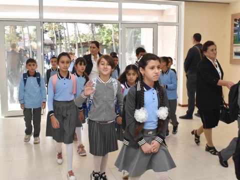 Heydər Əliyev Fondunun inşa etdiyi 500-cü məktəb istifadəyə verilib 