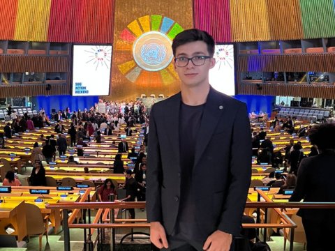 BMU tələbəsi BMT Baş Qərargahındakı toplantıda iştirak edib