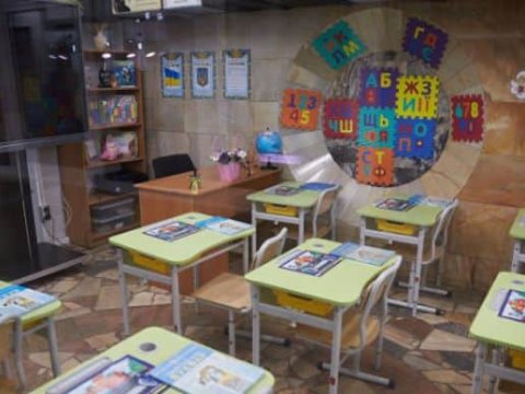 Ukraynada yeraltı məktəblər tikilir