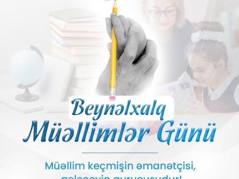 Bu gün Beynəlxalq Müəllimlər Günüdür