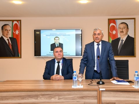 BMU - da azərbaycanlı alimlə görüş keçirilib