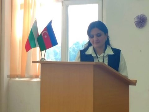 Bağça müdiri beynəlxalq konfransda çıxış edib