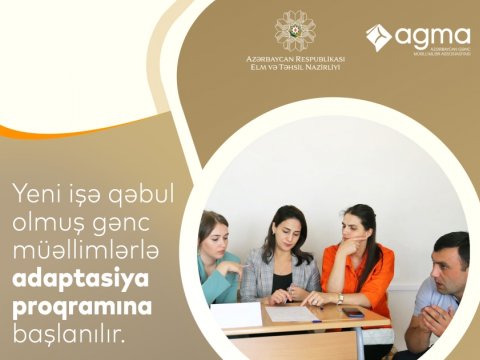 Gənc müəllimlərlə adaptasiya proqramına qeydiyyat üçün son gün