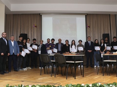Şəhid Vüsal Kazımova həsr olunan şahmat turniri keçirilib