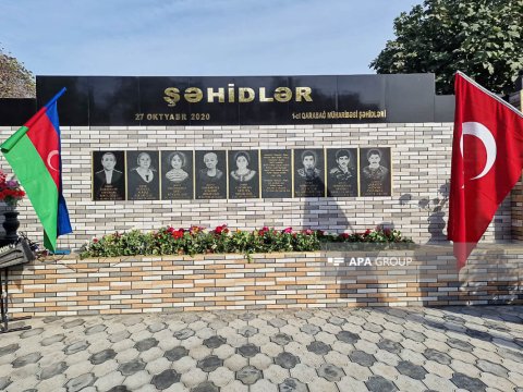 Bərdədə erməni terrorunun qurbanları anılıb - FOTO