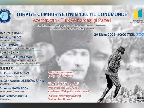 MDU və Qazi Universiteti Türkiyə Cümhuriyyətinin 100 illiyini qeyd edib