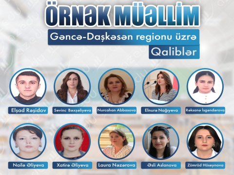 Gəncə-Daşkəsənin “Örnək müəllimlər”i