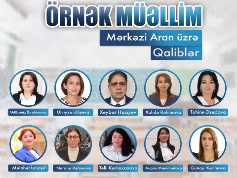 Mərkəzi Aranın “Örnək müəllimlər”i  
