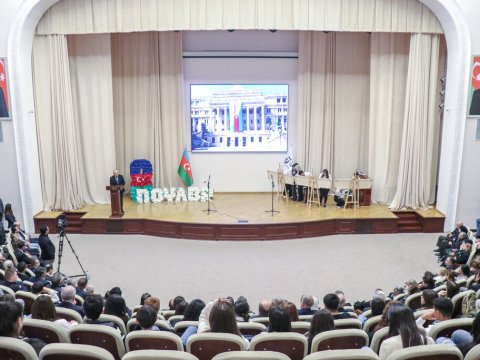 AzTU-da 8 Noyabr - Zəfər Gününə həsr olunan tədbir keçirilib
