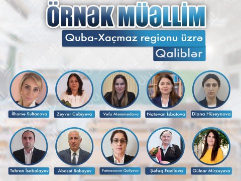 Quba-Xaçmazın “Örnək müəllimlər”i    