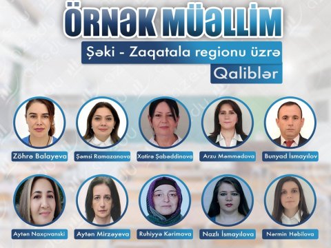 Şəki-Zaqatalanın “Örnək müəllimlər”i