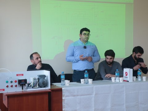 Master-klas: Tələbələr mühərrikin elektrik qidalanması ilə tanışı olublar