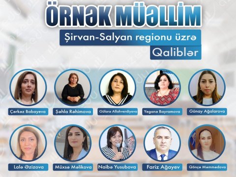  Şirvan-Salyanın  “Örnək müəllimlər”i  