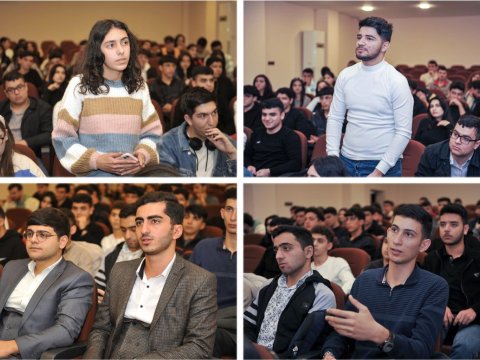 BMU tələbələri startaplarla bağlı məlumatlandırılıb