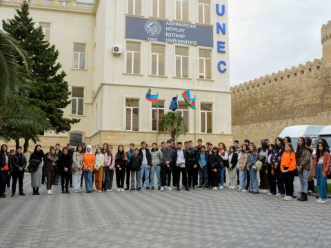 Ağcabədi, Kürdəmir və Zərdabdan olan abituriyentlər UNEC-də olublar