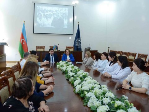 “Heydər Əliyev irsi:100 müzakirə”ləri 3 saylı tələbə poliklinikasında keçirilib