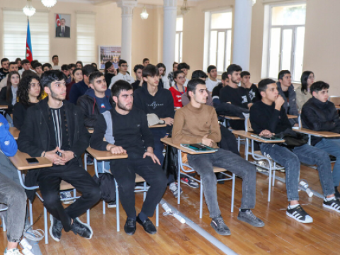 AzTU-da insan alverinə qarşı maarifləndirmə tədbiri keçirilib