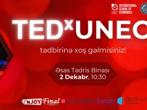 Dövlət İqtisad Universitetində TEDxUNEC tədbiri keçiriləcək  