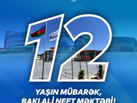 Bakı Ali Neft Məktəbinin yaradılmasından 12 il ötür