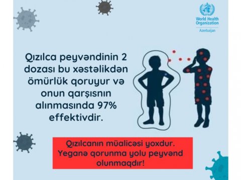 Qızılca 5 yaşdan kiçik uşaqlar üçün daha təhlükəlidir