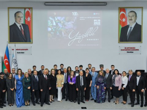 BMU-da Mədəniyyət və İncəsənət Universitetinin 100 illiyi qeyd olunub