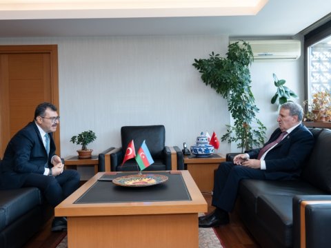 İsa Həbibbəyli Ankarada TÜBİTAK başqanı ilə əməkdaşlıq məsələlərini müzakirə edib
