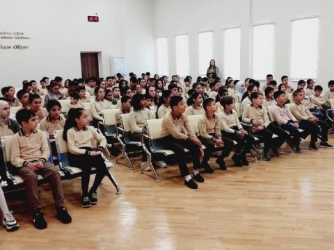 FHN məktəb və baxçlarda fövqəladə hallar zamanı davranış qaydaları ilə bağlı tədbir keçirib