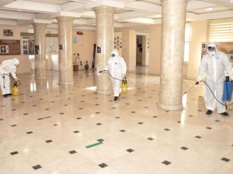 BŞTİ: Ümumi təhsil müəssisələrində dezinfeksiya işlərinə başlanılıb