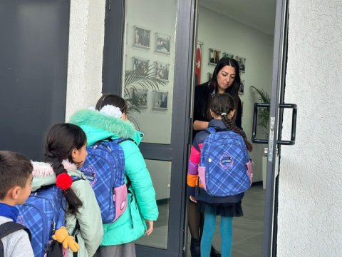 Laçındakı məktəb dezinfeksiya olunub - FOTOLAR