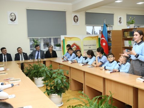 “Məktəblərə kitab ianəsi” layihəsi çərçivəsində növbəti görüş