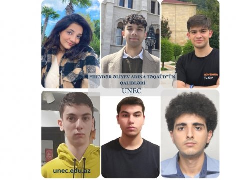 UNEC-in 6 tələbəsi “Heydər Əliyev adına təqaüd” qazanıb