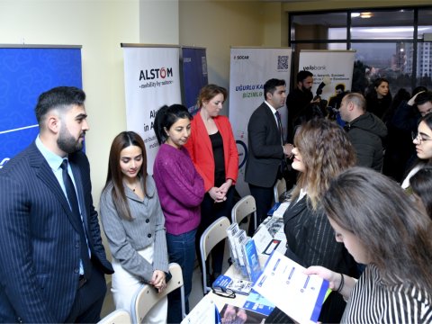 Bakı Mühəndislik Universitetində Karyera sərgisi keçirilib
