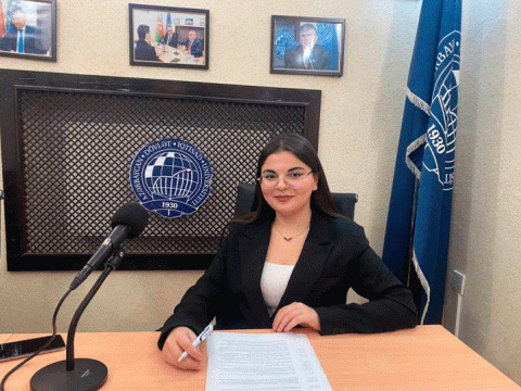 Tələbə rektor Radio UNEC-də çıxış edib