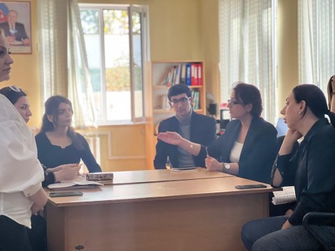 Mingəçevir məktəblərində görüşlər keçirilib