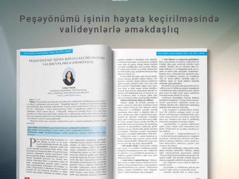 Peşəyönümü işinin həyata keçirilməsində valideynlərlə əməkdaşlıq