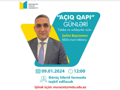 MDU-da “Açıq qapı” günləri keçiriləcək