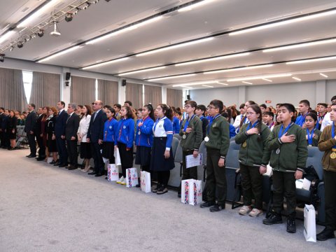 Olimpiada və müsabiqələrin qalibləri mükafatlandırılıb