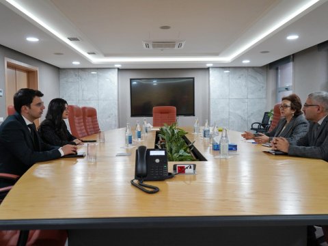 DİM sədri “Yüksəliş”in qalibləri ilə görüşüb