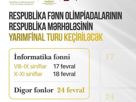 RFO respublika mərhələsinin yarımfinal turu keçiriləcək
