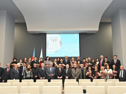 ADMİU-nun əməkdaşlarına dövlət təltifləri təqdim edilib