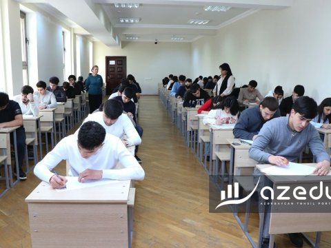 AzMİU-da imtahan “şifrə”si açıldı: sakit otaqlar, həyəcanlı tələbələr, şəffaf yoxlama... - REPORTAJ